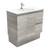 Rotondo 900 Ceramic Moulded Basin-Top + Edge Industrial Cabinet on Kick Board 2 Door 2 Right Drawer 1 Tap Hole [197343]