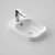 Luna Universal Inset Basin with Overflow White 1 Tap Hole [156276]