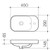 Luna Universal Inset Basin with Overflow White 1 Tap Hole [156276]