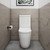 Boston II Toilet Roll Holder Black [156575]