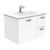 Dolce 750 Ceramic Moulded Basin-Top + Unicab Gloss White Cabinet Wall-Hung 1 Door 2 Left Drawer 3 Tap Hole [197567]