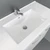 Dolce 750 Ceramic Moulded Basin-Top + Hampton Satin White Cabinet on Kick Board 3 Tap Hole [197608]