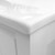 Dolce 750 Ceramic Moulded Basin-Top + Fingerpull Satin White Cabinet Wall-Hung 1 Door 2 Left Drawer 1 Tap Hole [197635]