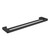 Edge II Double Towel Rail 635mm Black [156588]