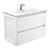 Dolce 900 Ceramic Moulded Basin-Top + Hampton Satin White Cabinet Wall-Hung No Tap Hole [197741]