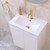 Vanity on Kickboard Ceramic Gloss White [271574]