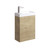 Denzel Edge 450 Ensuite Wall-Hung Vanity Scandi Oak 1 Tap Hole [271578]