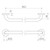 Home Collection Straight White Grab Rail 900mm [156706]