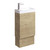 Denzel Edge 450 Ensuite Vanity On Kickboard Scandi Oak 1 Tap Hole [271479]