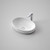 Tribute Sculptural Inset Oval Basin L/Overflow 515mm White NTH [156786]