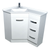 Corner Vanity 6090mm 3 Drawer White 1 Tap Hole [168791]