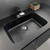 Black Montana Edge Industrial Wall-Hung Vanity 1200mm 1 Tap Hole [169393]