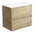 Amato 750 Scandi Oak Base Cabinet Wall-Hung 2 Drawer [191633]