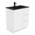 Montana 750 Solid Surface Moulded Basin-Top + Fingerpull Gloss White Cabinet on Kick Board 1DR 3DRW RH 1 Tap Hole [196408]