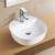 Chica Above Counter Basin 405mm x 120mm x 405mm White 1 Tap Hole [158210]