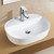 Chica Above Counter Basin 505mm x 120mm x 385mm White 1 Tap Hole [158211]
