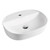 Chica Above Counter Basin 505mm x 120mm x 385mm White 1 Tap Hole [158211]