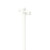 Isabella Vertical Heated Towel Rail 100 x 900mm Matte White [299973]