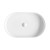 Eleanor Oval Above Counter Fluted Basin Gloss White [299955]