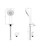 Hand Shower w/Bracket 3 Function Chrome 3Star [157891]