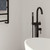 Kaya Floor-Mounted Bath Mixer With Hand Shower Matte Black [300348]