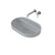 Liano II 600mm Pill Inset Basin with Tap Landing (0 Tap Hole) Matte Grey (Special Order) [284917]