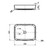Ambition Counter Top Basin Rectangle 550mm [158563]