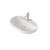 Liano II 600mm Pill Inset Basin with Tap Landing Matte White 1 Tap Hole [284929]