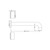 Kara Wall Basin Set 180mm Brushed Bronze [300181]