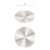 Zen SS316L 300mm Round Shower Head Brushed Nickel [300159]