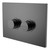 Mecca Care Raised Disabled Care Pneumatic Flush Buttons Plate Gunmetal [300214]