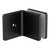 90 Degree Glass to Wall Bracket 10mm Glass Matte Black [300156]