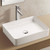Luciana Above Counter Basin 510mm x 405mm x 110mm White No Taphole [158559]