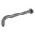 Zen SS316L Round Shower Arm 400mm Length Graphite [300125]