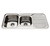 Classic Standard Left Hand 1.75 Bowl & Drainer 1080mm Stainless Steel 1 Tap Hole [129369]