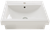 Virtue Square Insert Basin with Chrome Pop-Up Waste 1 Tap Hole [136396]