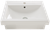 Virtue Square Insert Basin with Chrome Pop-Up Waste 1 Tap Hole [136396]