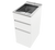 Nugleam Soft Close 2 Drawer System Laundry Unit 35L Stainless Steel 1 Tap Hole [166499]
