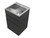 Excellence Soft Close 2 Drawer System Laundry Unit 45L Stainless Steel Matte Black 1 Tap Hole [181039]