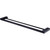 Athens Towel Rail Double 600mm Matte Black [158729]