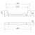 Urbane II Universal Rail Straight 400mm Brushed Nickel [300049]