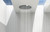 Vivid Slimline Flush Mount Ceiling Shower Rose 300mm Round 3Star Chrome [158847]