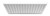Vivid Slimline Flush Mount Ceiling Shower Rose Square 300mm 3Star Chrome [158848]