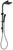 Lexi Twin Shower 3Star Matte Black [158849]