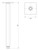Lexi Ceiling Shower Arm 300mm Matte Black [158853]