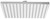 Lexi Shower Rose 250mm Square (Brass) 3Star Chrome [158858]