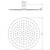 Vivid Slimline Shower Rose Slimline Round 300mm Stainless Steel [158861]