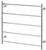 Radii Towel Ladder 5Bar 750mm x 740mm Round Plate Chrome [158882]
