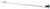 Vivid Towel Rail Single 760mm Chrome [158885]