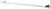 Vivid Towel Rail Single 760mm Chrome [158885]